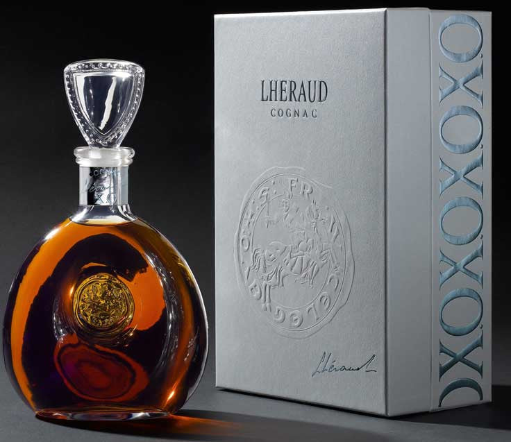 X.O. Carafe Charles VII 40 ans Cognac Lhéraud, Angeac-Charente, 70cl