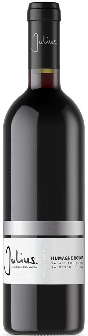 Humagne Rouge, Valais AOC, Fam.Pierre-Alain Mathier, Vins et Vignobles Julius SA, Salgesch, 2023, 75cl