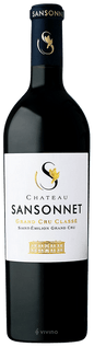 Château Sansonnet Saint-Emilion Grand cru classé AOC, 2020, 75cl