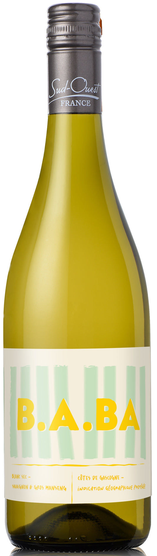b.a.ba Sauvignon & Gros Manseng Côtes de Gascogne IGP Les Vignerons du Brulhois, Dunes, 2024, 75cl