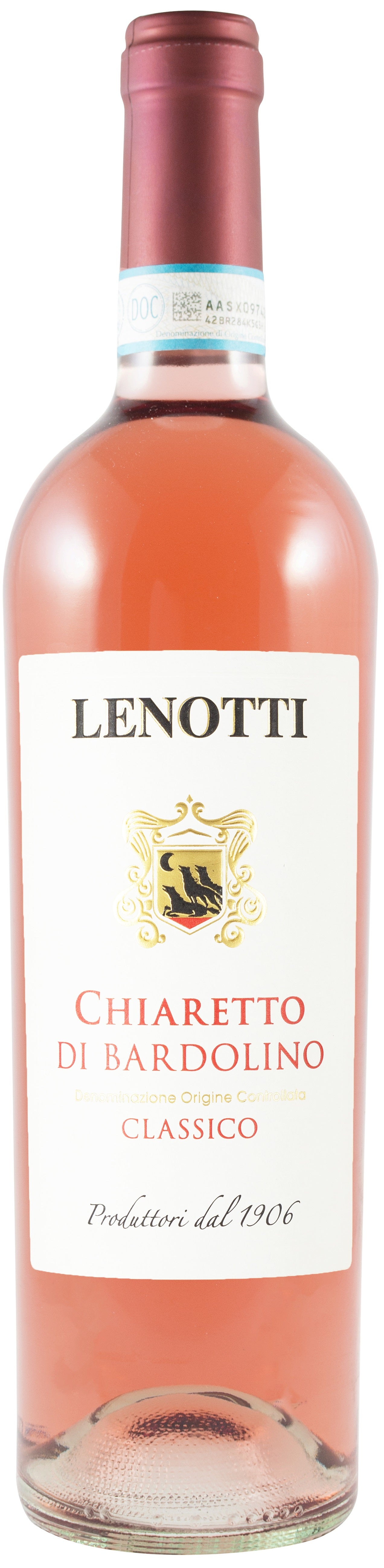 Chiaretto di Bardolino Classico DOC Cantine Lenotti, Bardolino, 2025, 75cl
