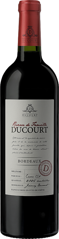 Ducourt Réserve de Famille Bordeaux AOC Château de Beauregard-Ducourt, Le Hourc, 2018, 75cl