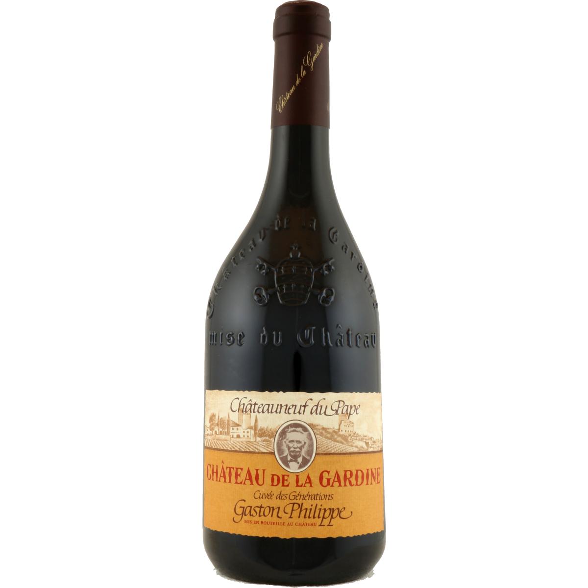 7 Flaschen Château da la Gardine, Châteauneuf-du-Pape AC, "Cuvée des génerations" 2016 75cl Fr. 297.50 statt Fr. 595.00 (Lot 40)