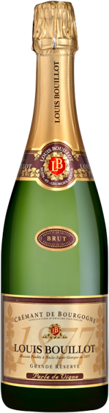 Perle de Vigne Brut Grande Réserve Crémant de Bourgogne AOC Louis Bouillot, Nuits-Saint-Georges, 75cl
