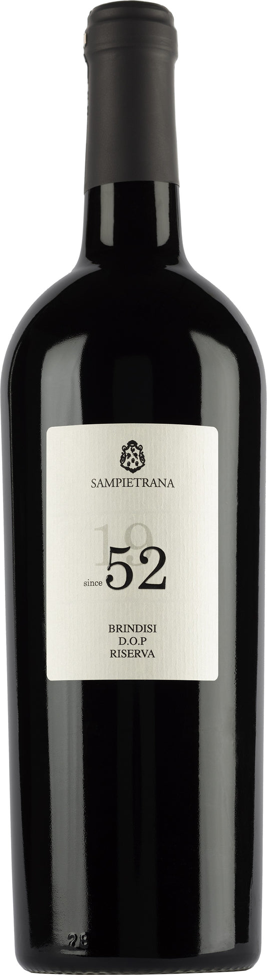 Since 1952, Brindisi Riserva DOP, Cantina Sampietrana, San Pietro Vernotico, 2021, DOPPELMAGNUM 300cl