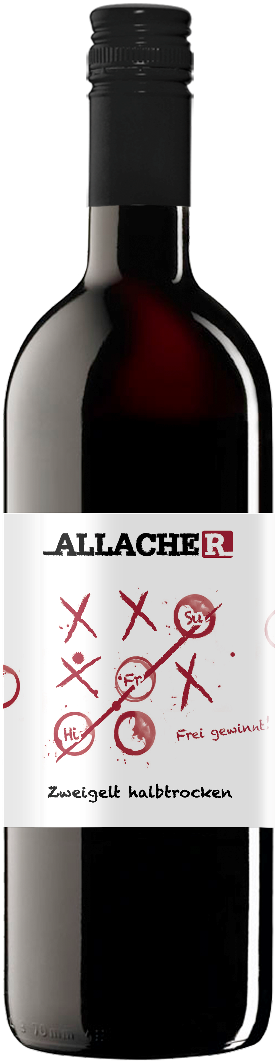 Zweigelt halbtrocken Burgenland Winzerhof Allacher, Illmitz, 2024, 75cl